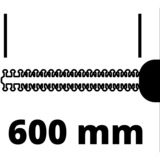 EINHELL GE-EH 6560 Cuchilla sencilla 650W 3400g, Cortasetos rojo/Negro, 650 W, 220-240, 3,4 kg