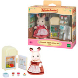 EPOCH Sylvanian Families - Set de cocina de mamá conejo de chocolate, Juegos de construcción 