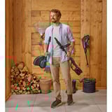 GARDENA Recortadora de césped a batería PowerTrim 30/18V P4A solo, Cortabordes gris/Turquesa