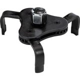 GEDORE Llave de filtro de aceite roja 1/2", de 3 brazos, Llave de tubo negro