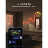 Govee Tubo de luz de neón 2 - 5 metros, Tira de LED blanco