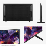 Hisense 50E7S PRO Hi-QLED-Fernseher, TV QLED negro/Gris oscuro