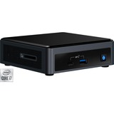 Intel® NUC NUC10i7FNKN UCFF Negro i7-10710U 1,1 GHz, Barebone negro, UCFF, Mini PC barebone, DDR4-SDRAM, Ethernet, Wi-Fi 6 (802.11ax)