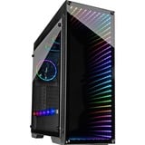 Inter-Tech X-908 Infini2 Torre Negro, Cajas de torre negro, Torre, PC, Negro, ATX, ITX, micro ATX, Mini-ITX, Azul, Verde, Rojo, Ventiladores de la caja