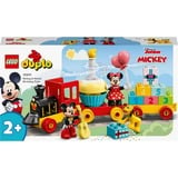 LEGO DUPLO Disney 10941 Tren de Cumpleaños de Mickey y Minnie, Juguete Educativo, Juegos de construcción Juguete Educativo, Juego de construcción, 2 año(s), Plástico, 22 pieza(s), 424 g