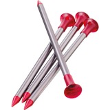 MSR Carbon Core Stake Kit, Piquetas plateado