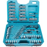 Makita Juego de herramientas manuales, 221 piezas, Kit de herramientas azul