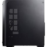 RAIJINTEK PONOS TG4 Escritorio Negro, Cajas de torre negro, Escritorio, PC, Negro, ATX, EATX, EEB, micro ATX, Mini-ATX, SPCC, Juego