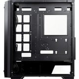 RAIJINTEK PONOS TG4 Escritorio Negro, Cajas de torre negro, Escritorio, PC, Negro, ATX, EATX, EEB, micro ATX, Mini-ATX, SPCC, Juego