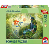 Schmidt Spiele Silvia Christoph: Yin & Yang en el bosque de los colibríes, Puzzle 