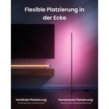 SwitchBot Lámpara de pie smarte Stehlampe, Lámpara LED negro