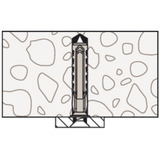 fischer Taco de expansión SX Plus 12x60, Pasador gris claro