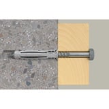 fischer Taco de expansión SX Plus 12x60, Pasador gris claro