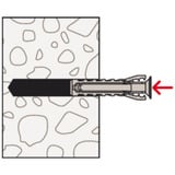 fischer Taco de expansión SX Plus 12x60, Pasador gris claro