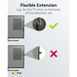 goobay 79145, Cable negro/Dorado