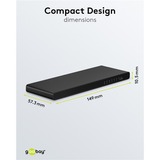 goobay Divisor HDMI 1 a 4 (4K @ 60Hz), Splitter HDMI negro