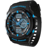 Acer Reloj de pulsera negro/Azul