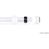 Alphacool Conector Eiszapfen PRO 16mm HardTube G1/4 - Blanco, Conexión blanco