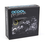 Alphacool Conector Eiszapfen PRO 16mm HardTube G1/4 - Blanco, Conexión blanco