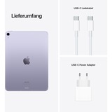 Apple iPad Air 5G LTE 256 GB 27,7 cm (10.9") Apple M 8 GB Wi-Fi 6 (802.11ax) iPadOS 15 Púrpura, Tablet PC violeta, 27,7 cm (10.9"), 2360 x 1640 Pixeles, 256 GB, 8 GB, iPadOS 15, Púrpura