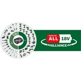 Bosch Atornillador percutor inalámbrico EasyImpact 18V-40, Taladro/destornillador verde/Negro