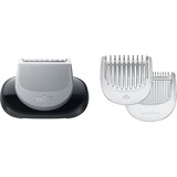 Braun Body Groomer Cabezal para afeitado, Ensayo Cabezal para afeitado, 3 cabezal(es), Negro, Plata, Transparente, Series 5-6-7, 23 g, 80 mm