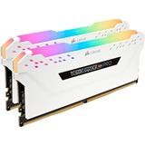 Corsair Vengeance CMW16GX4M2D3600C18W módulo de memoria 16 GB 2 x 8 GB DDR4 3600 MHz, Memoria RAM blanco, 16 GB, 2 x 8 GB, DDR4, 3600 MHz, 288-pin DIMM