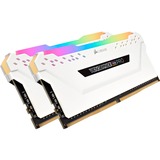 Corsair Vengeance CMW16GX4M2D3600C18W módulo de memoria 16 GB 2 x 8 GB DDR4 3600 MHz, Memoria RAM blanco, 16 GB, 2 x 8 GB, DDR4, 3600 MHz, 288-pin DIMM