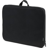 DICOTA D31688 bolsa para almacenar ropa Negro negro, Bolsa para almacenar ropa rígida/suave, Negro, Tereftalato de polietileno (PET), Cremallera, 40 cm, 9 cm