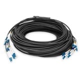Digitus Cable de ruptura universal de fibra óptica, dúplex, conector LC/UPC, monomodo OS2 negro