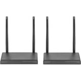 Digitus Kit extensor KVM HDMI inalámbrico 4K, Alargador de HDMI negro