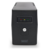 Digitus SAI interactiva en línea, 600 VA/360 vatios, UPS negro
