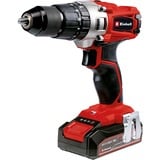 EINHELL TE-CD 18/2 Li-i +22, Martillo atornillador rojo/Negro