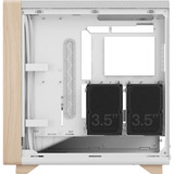 Fractal Design Summit Chalk White TG Clear Tint, Cajas de torre blanco/Madera
