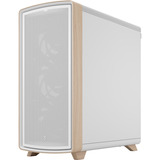 Fractal Design Summit Chalk White TG Clear Tint, Cajas de torre blanco/Madera
