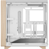 Fractal Design Summit Chalk White TG Clear Tint, Cajas de torre blanco/Madera