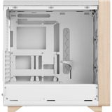 Fractal Design Summit Chalk White TG Clear Tint, Cajas de torre blanco/Madera