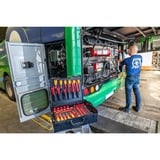 Hazet Juego de herramientas 150/39 alto voltaje, aislado de protección VDE, 39 piezas, Kit de herramientas rojo/Amarillo