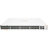 Hewlett Packard Enterprise Aruba Instant On 1960 48G 40p Class4 8p Class6 PoE 2XGT 2SFP+ 600W Gestionado L2+ Gigabit Ethernet (10/100/1000) Energía sobre Ethernet (PoE) 1U Blanco, Interruptor/Conmutador a Hewlett Packard Enterprise company Aruba Instant On 1960 48G 40p Class4 8p Class6 PoE 2XGT 2SFP+ 600W, Gestionado, L2+, Gigabit Ethernet (10/100/1000), Energía sobre Ethernet (PoE), Montaje en rack, 1U
