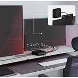ICY BOX IB-DK4090-C Acoplamiento USB 3.2 Gen 2 (3.1 Gen 1) Type-C Negro, Estación de acoplamiento Acoplamiento, USB 3.2 Gen 2 (3.1 Gen 1) Type-C, 85 W, 1000 Mbit/s, Negro, 4K Ultra HD