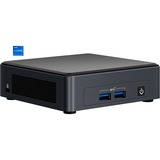 Intel® NUC 11 Pro UCFF Negro i7-1185G7, Barebone negro, UCFF, Mini PC barebone, DDR4-SDRAM, M.2, Wi-Fi 6 (802.11ax), 28 W