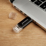 Intenso 3539491 unidad flash USB 128 GB USB Type-A / USB Type-C 3.2 Gen 1 (3.1 Gen 1) Antracita, Lápiz USB antracita/Transparente, 128 GB, USB Type-A / USB Type-C, 3.2 Gen 1 (3.1 Gen 1), 70 MB/s, Tapa, Antracita