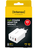 Intenso Power Adapter W65ACC GaN, Cargador blanco