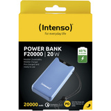 Intenso Powerbank F20000 Azul, Banco de potencia azul