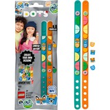 LEGO DOTS 41918 Pulseras Aventura Kit de Manualidades para Niños y Niñas, Juegos de construcción Juego de construcción, 6 año(s), Plástico, 34 pieza(s), 20 g