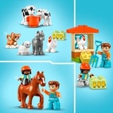 LEGO DUPLO Cuidado de Animales en la Granja, Juegos de construcción Juego de construcción, 2 año(s), Plástico, 74 pieza(s), 1,2 kg