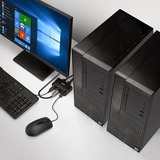 Lindy 42344 interruptor KVM Montaje en rack Negro, Switch KVM negro, 4096 x 2160 Pixeles, 4K Ultra HD, Montaje en rack, Negro