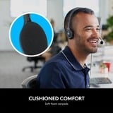Logitech H111 Auriculares Alámbrico Diadema Oficina/Centro de llamadas Negro, Auriculares con micrófono gris, Alámbrico, Oficina/Centro de llamadas, 20 - 20000 Hz, 74 g, Auriculares, Negro