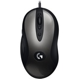 Logitech MX518 ratón mano derecha USB tipo A Óptico 16000 DPI, Ratones para gaming negro/Plateado, mano derecha, Óptico, USB tipo A, 16000 DPI, 1 ms, Negro, Gris