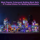 Lumibricks Cyberpunk Neoncity Cyber Couture Galleria, Juegos de construcción 